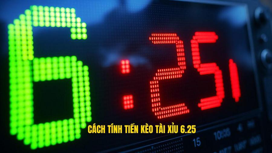 Cách tính tiền kèo tài xỉu 6.25