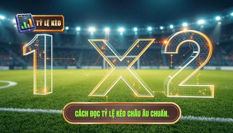 Cách đọc tỷ lệ kèo Châu Âu (1x2)